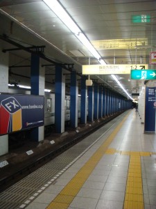 Platform at my neighborhood metro station