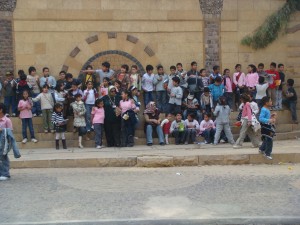 Egyptian School Children in Coptic Cairo