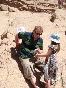 Luke and Girls at Mt Sinai