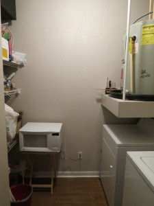 The laundry room